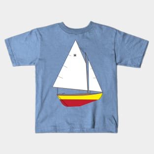 Herreshoff 12 1/2 Sailboat Kids T-Shirt